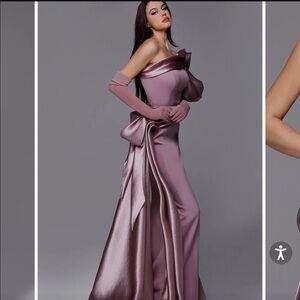 MNM Couture Fouad Sarkis 2722 Dress w/ gloves